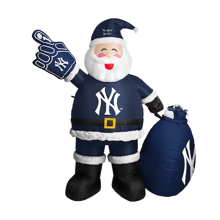 Logo Brands New York Yankees Inflatable Santa 520-100-S